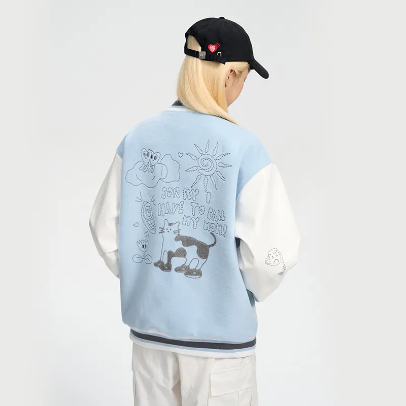 WORKSOUT Baseball Jacket Unisex-2