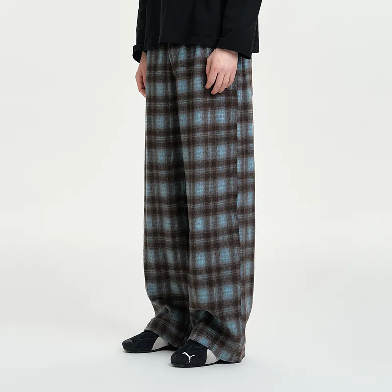 WORKSOUT Casual Pants Unisex Brown Red-8