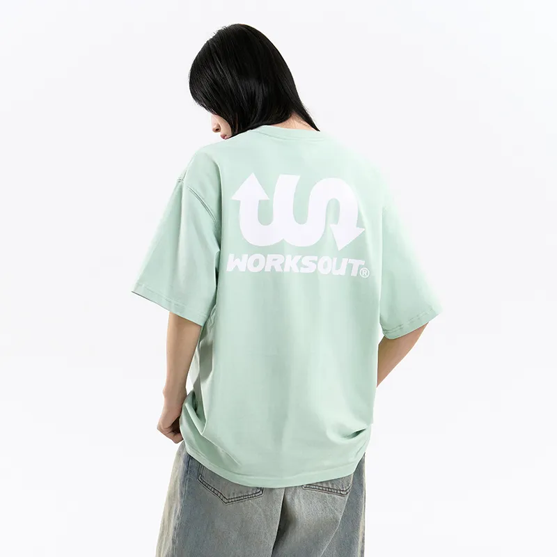 WORKSOUT Drop Shoulder Sleeve T Shirt Unisex-10