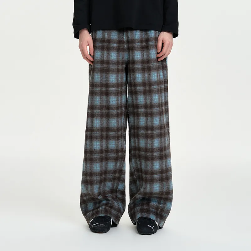WORKSOUT Casual Pants Unisex Brown Red-7