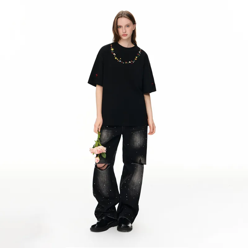 WORKSOUT Drop Shoulder Sleeve T Shirt Women's-3