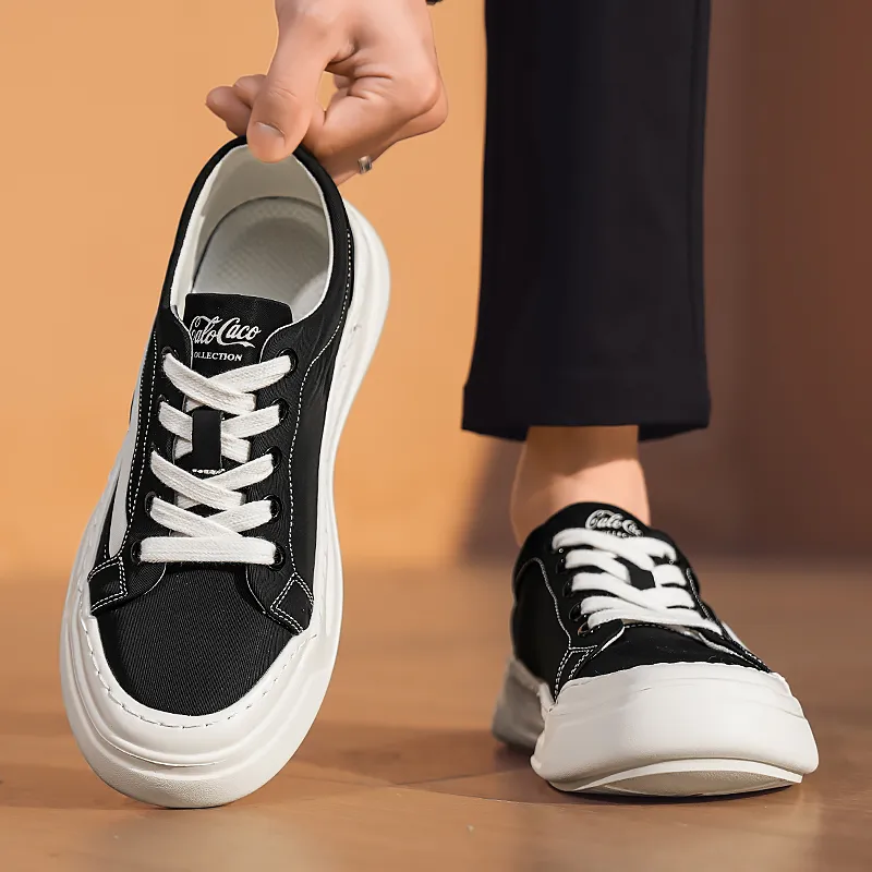 Seattle Palm Anti Slip Wear Resistant Low Top Skateboard Shoes Men's-6
