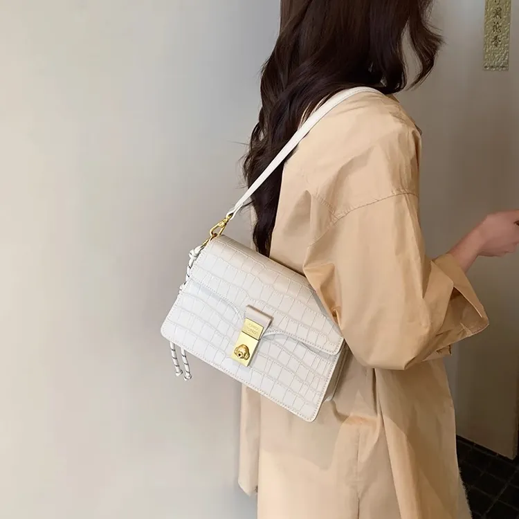 PAYOT Microfiber Synthetic Leather Cherry Blossom Latte Shoulder Bag Regular Women's Multicolor-7
