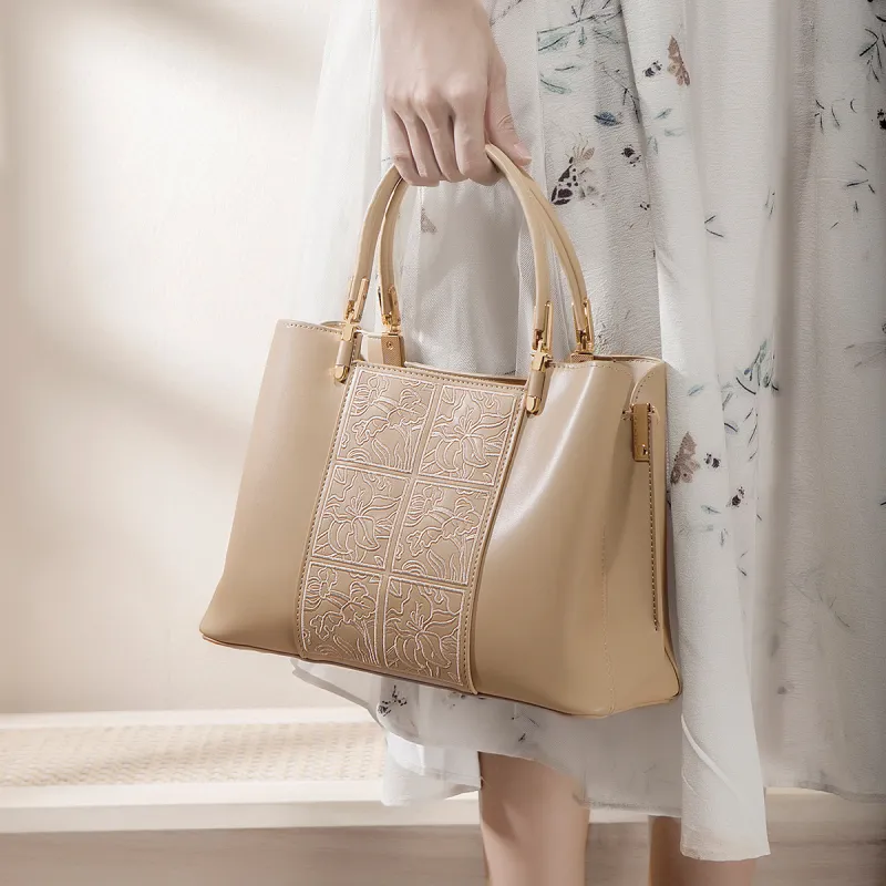 PAYOT Synthetic Leather One Shoulder Handbags Regular Women's Ecru/Apricot/Burgundy/Black-8