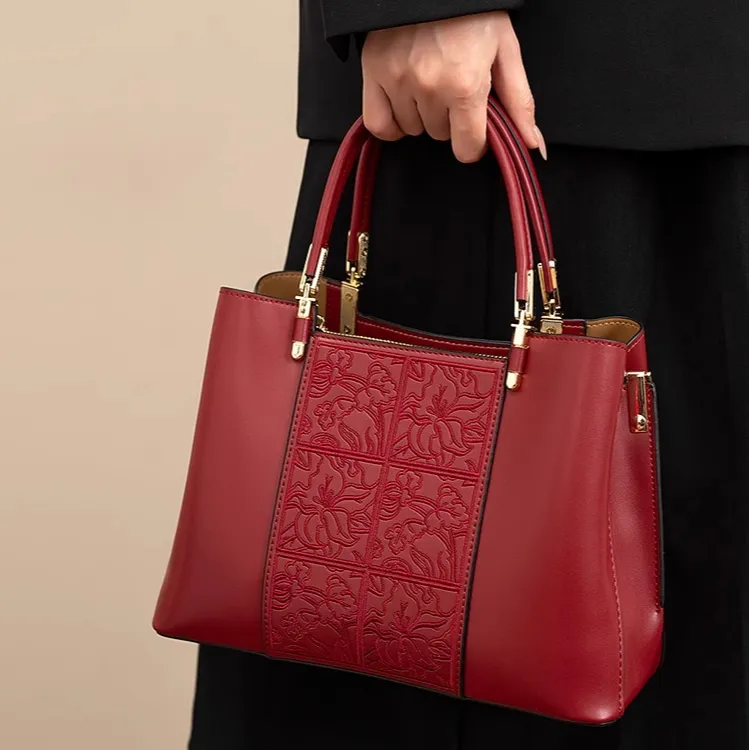 PAYOT Synthetic Leather One Shoulder Handbags Regular Women's Ecru/Apricot/Burgundy/Black-10