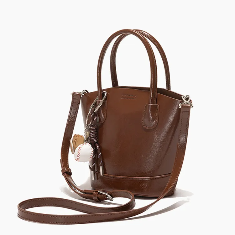 PAYOT Microfiber Synthetic Leather Handbag Regular Women's Burgundy/Brown/Black-5