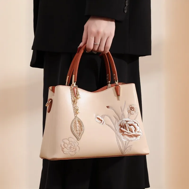 PAYOT PU One Shoulder Handbags Regular Women's Ecru/Apricot-10