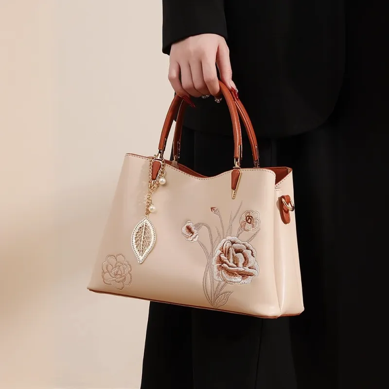 PAYOT PU One Shoulder Handbags Regular Women's Ecru/Apricot-6