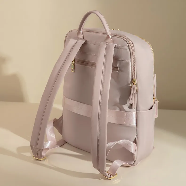 PAYOT Oxford Backpack Unisex Pink/Apricot/Gray/Black-2