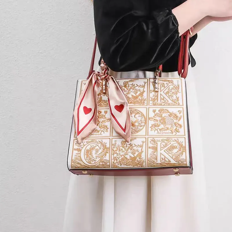 PAYOT PU Handbag Crossbody Bag Shoulder Bag Crossbody Bag Kelly Bag Regular Women's Apricot/Burgundy-5