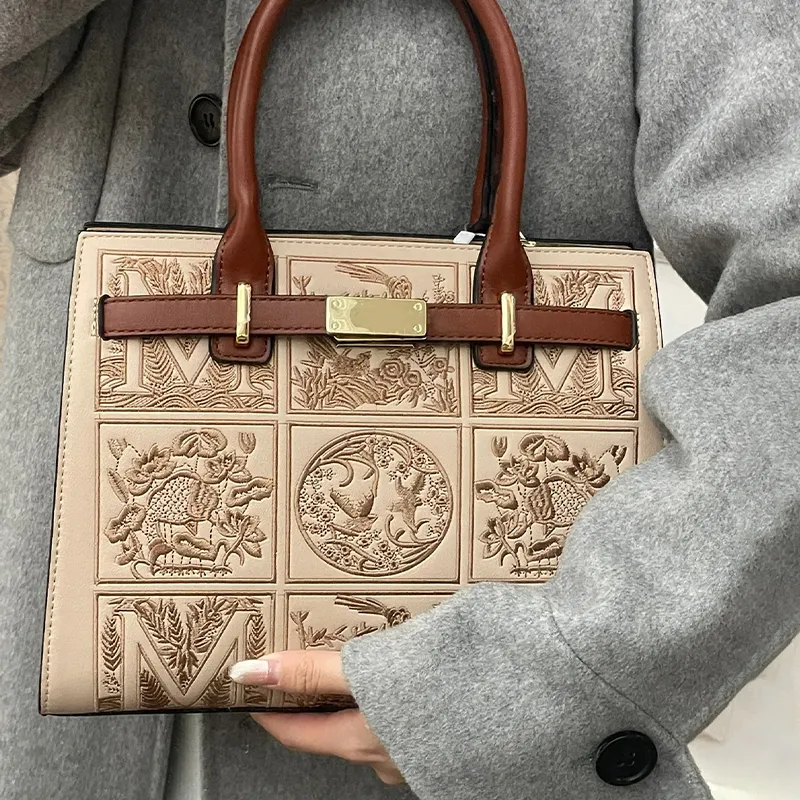 PAYOT Pu Shoulder Bag Crossbody Bag Handbag Regular Women's Apricot-10
