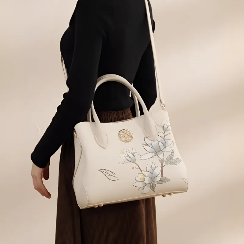 PAYOT PU Wedding Bag Shoulder Bag Crossbody Handbag Crossbody Bag Regular Women's Ecru-4