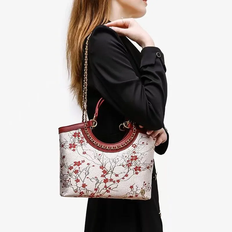 PAYOT Artificial Leather Wedding Handbag Shoulder Bag Regular Women's Burgundy-4