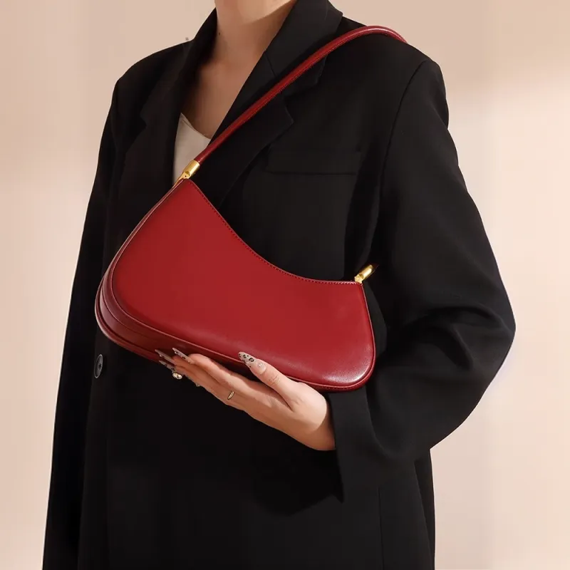 PAYOT Microfiber Synthetic Leather Shoulder Bag Women's Multicolor-4