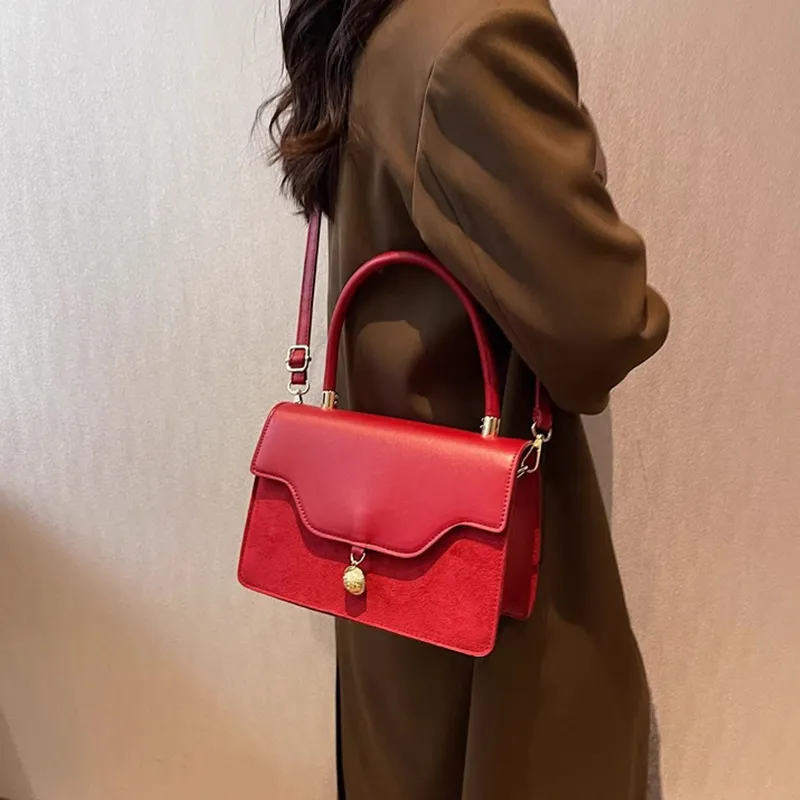PAYOT PU One Shoulder Handbags Regular Women's Burgundy-9