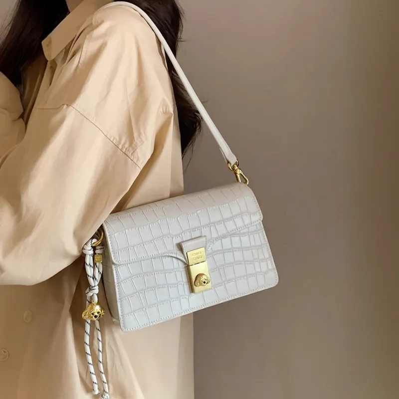 PAYOT Microfiber Synthetic Leather Cherry Blossom Latte Shoulder Bag Regular Women's Multicolor-6