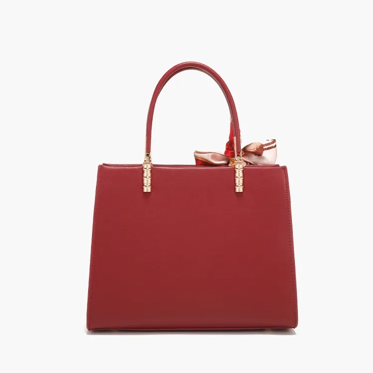 PAYOT Microfiber Synthetic Leather Wedding Handbag One Shoulder Crossbody Regular Women's Burgundy-2