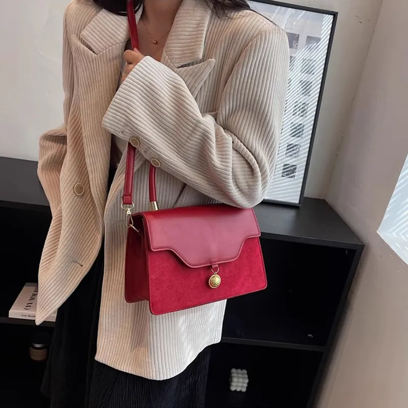 PAYOT PU One Shoulder Handbags Regular Women's Burgundy-2