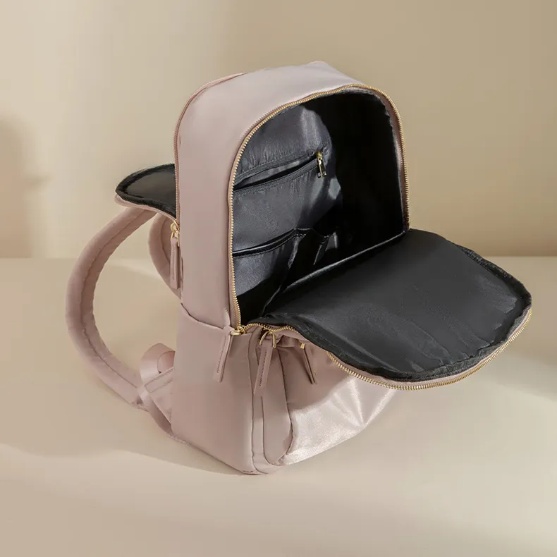PAYOT Oxford Backpack Unisex Pink/Apricot/Gray/Black-4