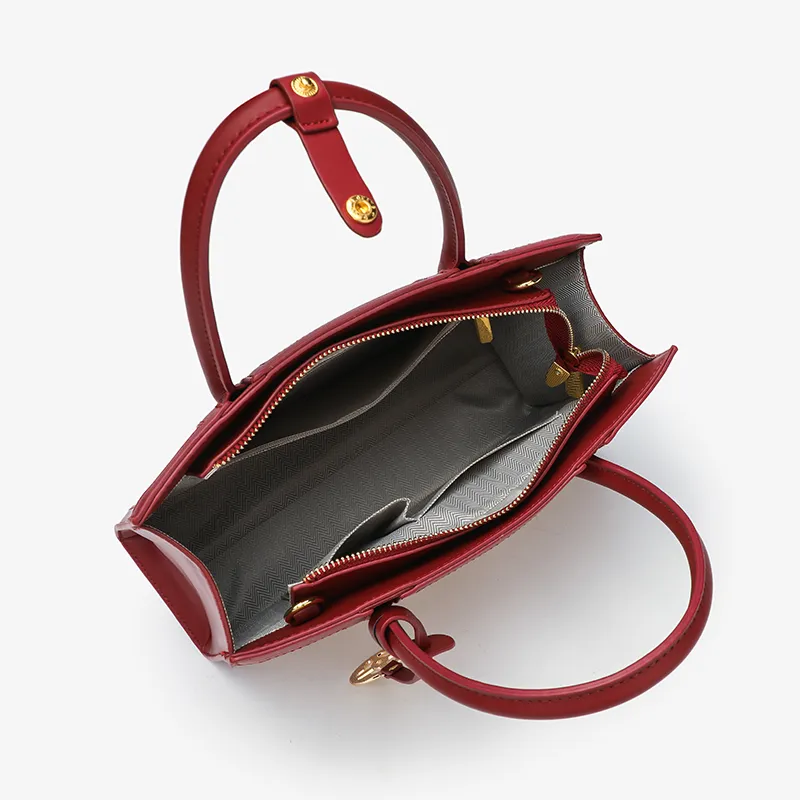 PAYOT Microfiber Synthetic Leather Bride Wedding Bag Shoulder Bag Crossbody Bag Handbag Regular Women's Burgundy-3