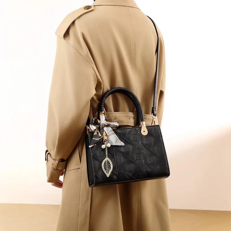 PAYOT Microfiber Synthetic Leather Wedding Bag, One Shoulder Handbag Regular Women's Red/Khaki/Black-12