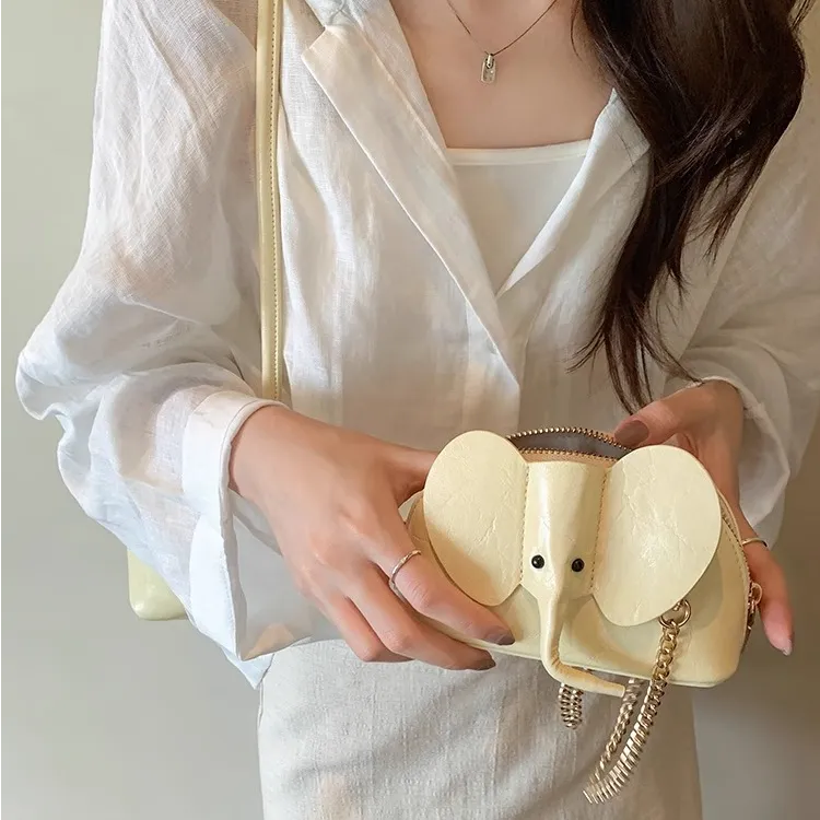 PAYOT Synthetic Leather Beautiful Moments Shoulder Bag Women's Light Yellow/Ecru-4