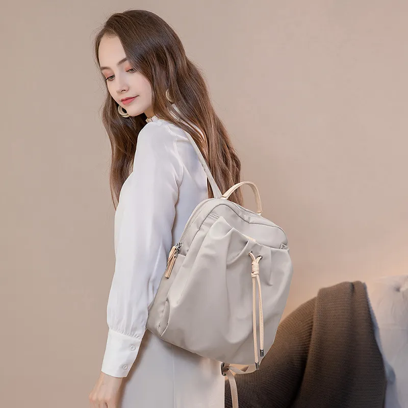 PAYOT Oxford Backpack Regular Unisex Pink/Gray/Black-3