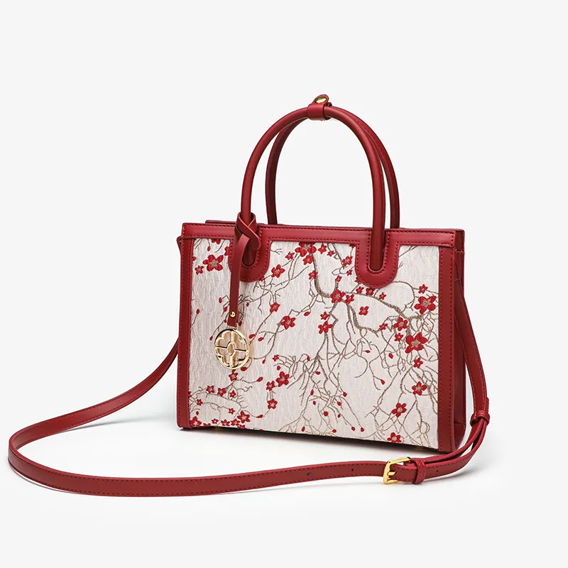 PAYOT Microfiber Synthetic Leather Bride Wedding Bag Shoulder Bag Crossbody Bag Handbag Regular Women's Burgundy-1