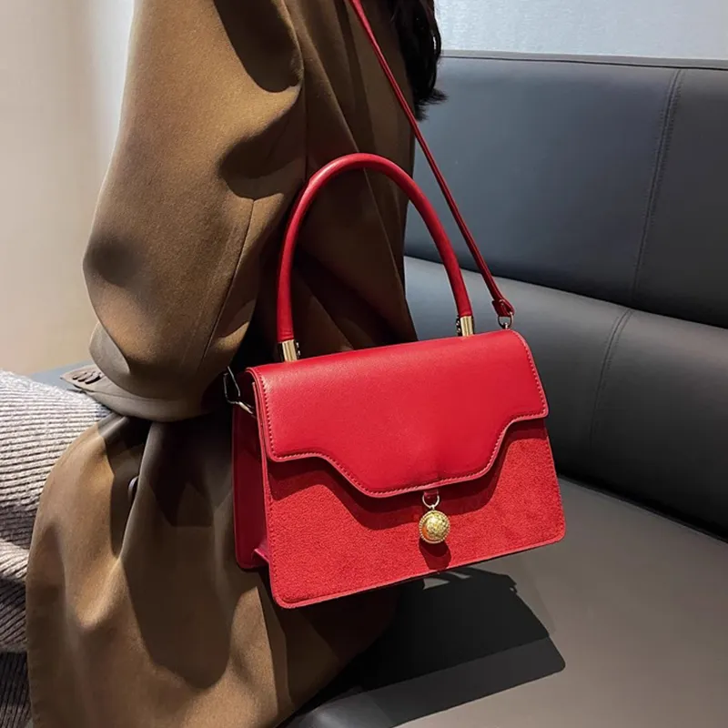 PAYOT PU One Shoulder Handbags Regular Women's Burgundy-13