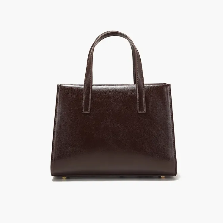 PAYOT Microfiber Synthetic Leather Handbag One Shoulder Crossbody Regular Women's Coffee-2