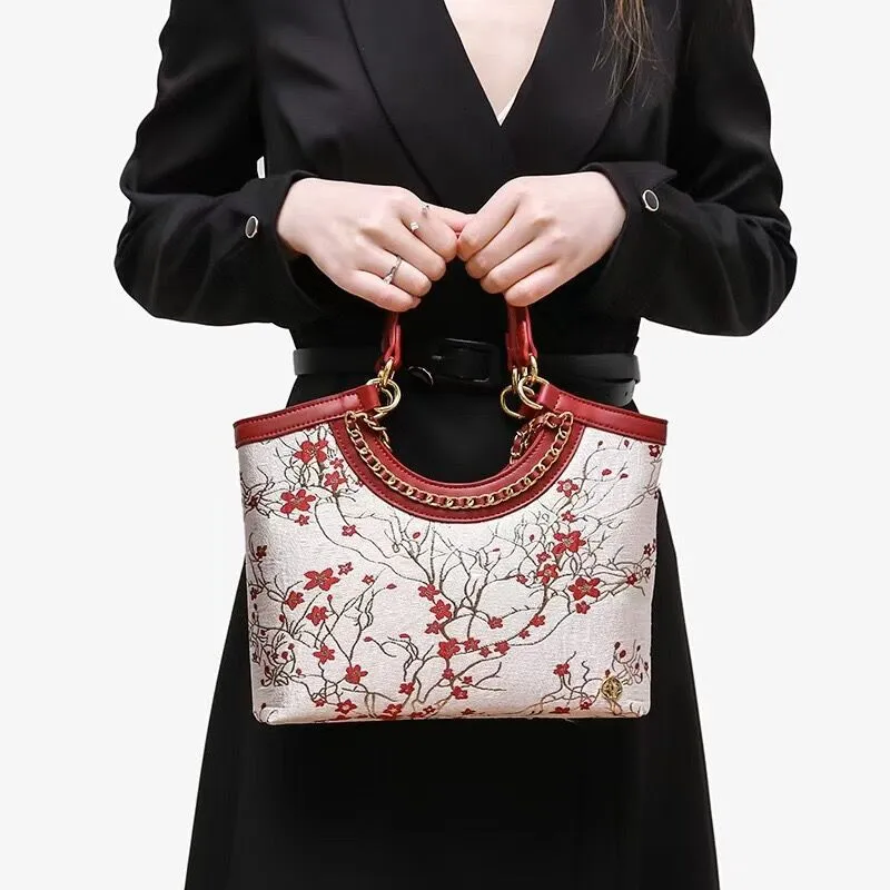 PAYOT Artificial Leather Wedding Handbag Shoulder Bag Regular Women's Burgundy-3
