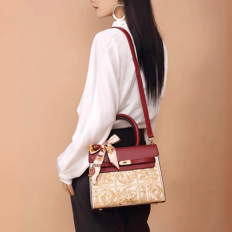 PAYOT PU Wedding Bag One Shoulder Handbag Regular Women's Burgundy-3