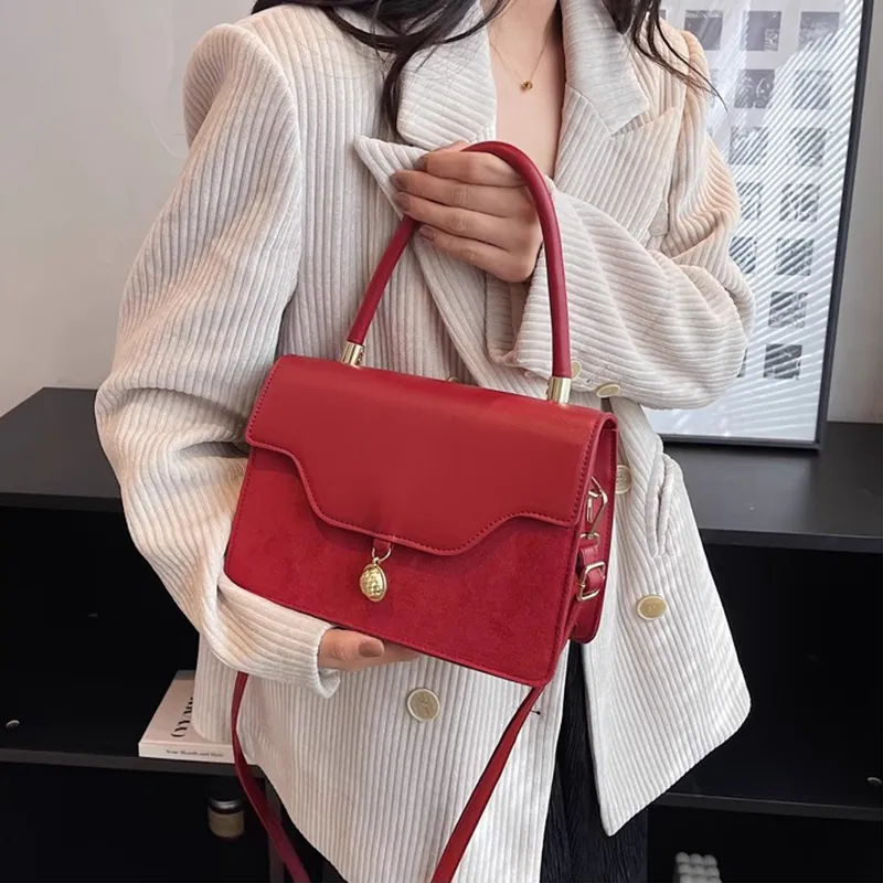PAYOT PU One Shoulder Handbags Regular Women's Burgundy-6
