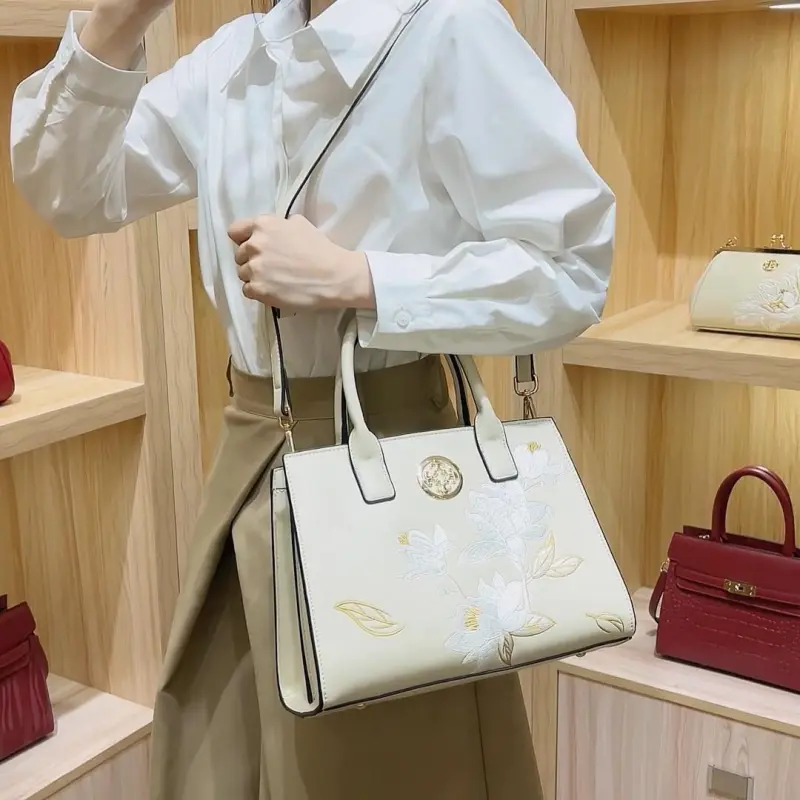 PAYOT Microfiber Synthetic Leather Handbag One Shoulder Crossbody Regular Women's Multicolor-1