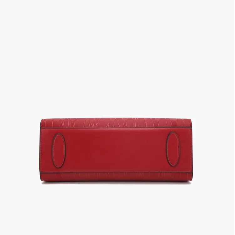 PAYOT Microfiber Synthetic Leather Wedding Handbag One Shoulder Crossbody Regular Women's Burgundy-4