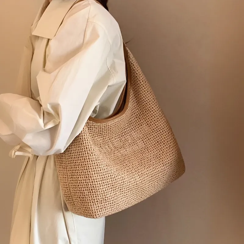 PAYOT Linen Sunny Summer Shoulder Bag Regular Women's Brown-1
