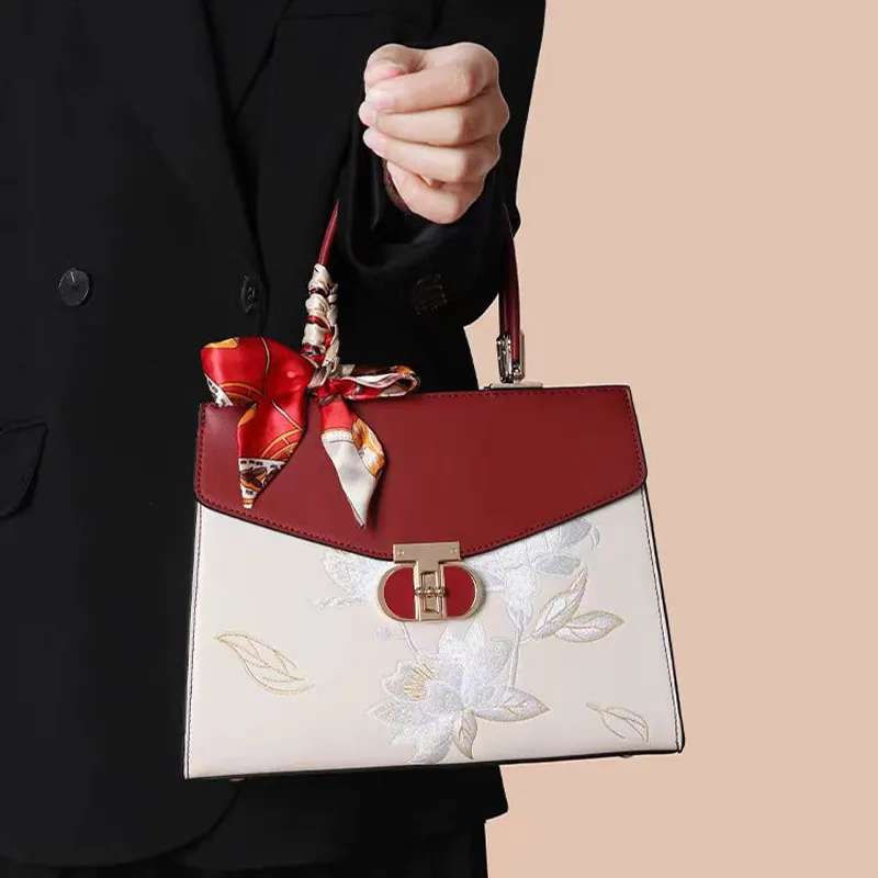 PAYOT PU One Shoulder Handbags Regular Women's Burgundy-5