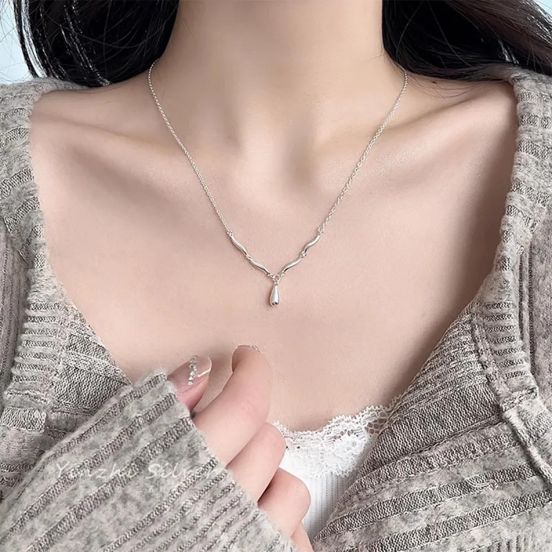 SGM 925 Sterling Silver Necklaces Women's-2