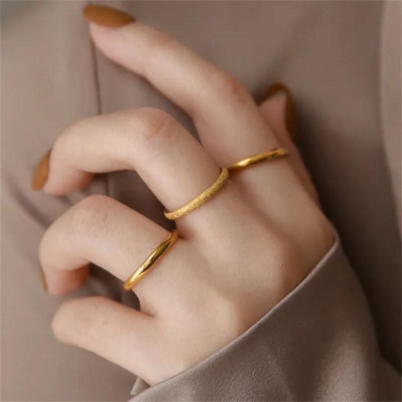 SGM Titanium Steel Rings Unisex-2