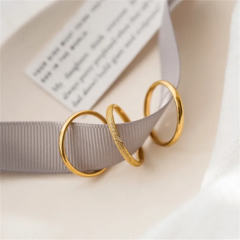 SGM Titanium Steel Rings Unisex-1