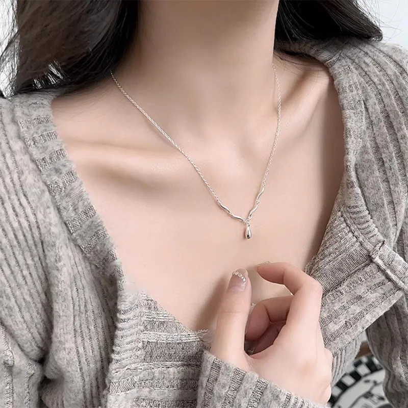 SGM 925 Sterling Silver Necklaces Women's-4