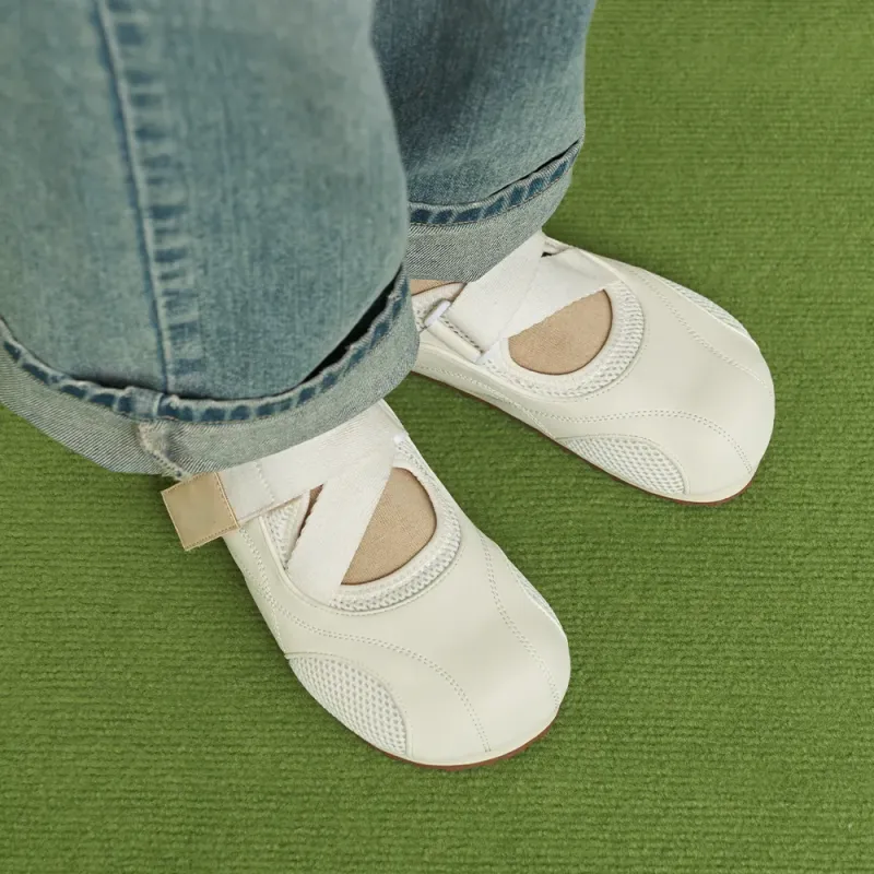 AQIUSHENG Breathable And Lightweight Low Top Casual Shoes Women's-9