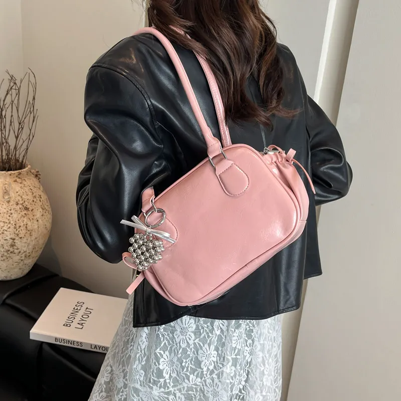 PINK·LAND PU Shoulder Bag Women's Multicolor-19