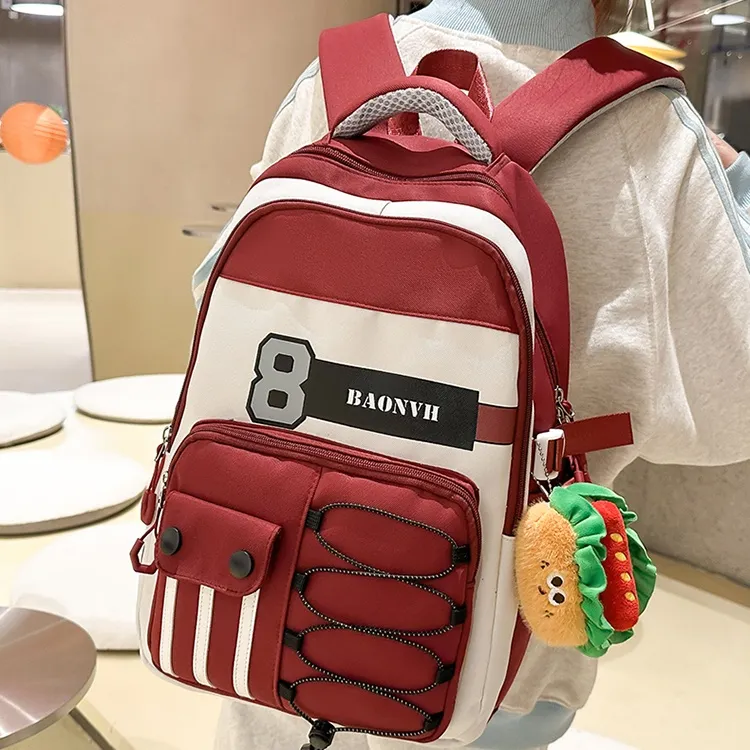 PINK·LAND Nylon Backpack Regular Unisex Multicolor-9