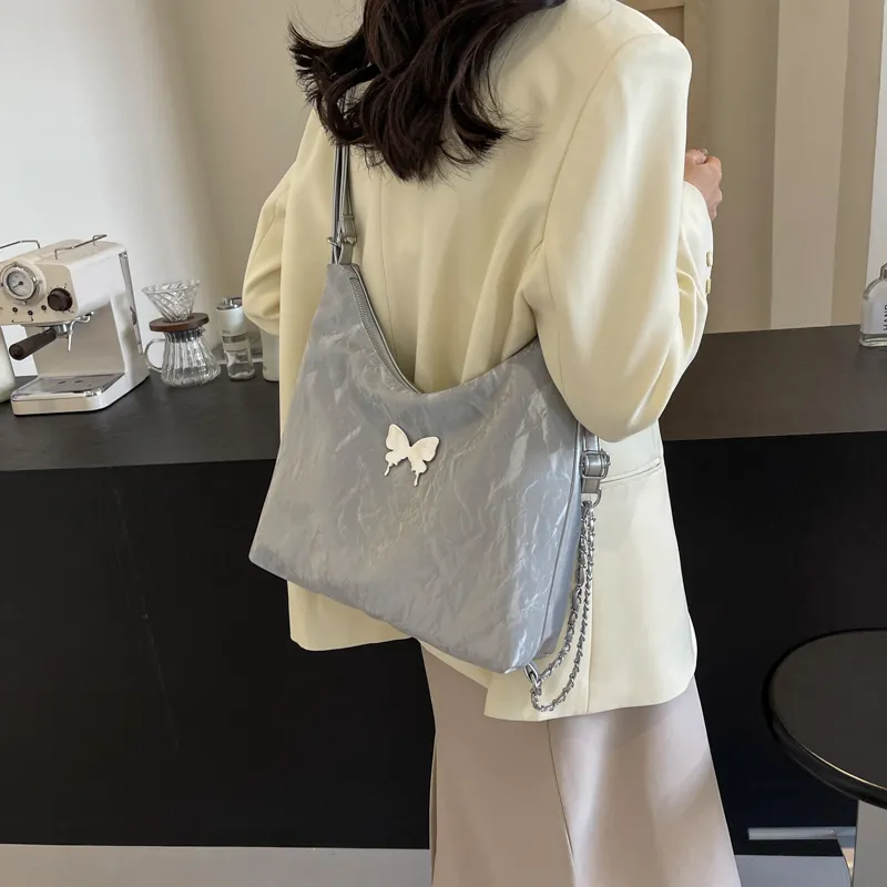 RUIPAI Pu Backpack Shoulder Bag Regular Women's Silver/Black/Pink/Blue/White-3