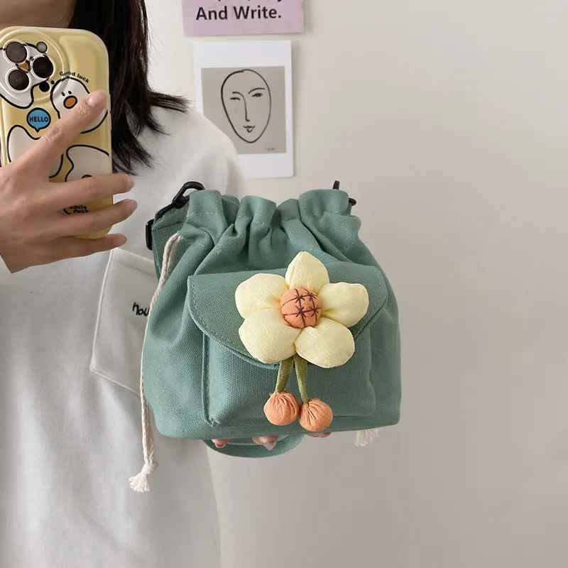 PINK·LAND Canvas Shoulder Bag Women's-10