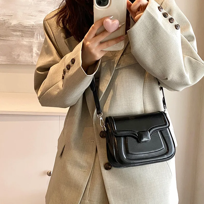 RUIPAI PU Shoulder Bag Regular Women's Silver/White/Blue/Black-20