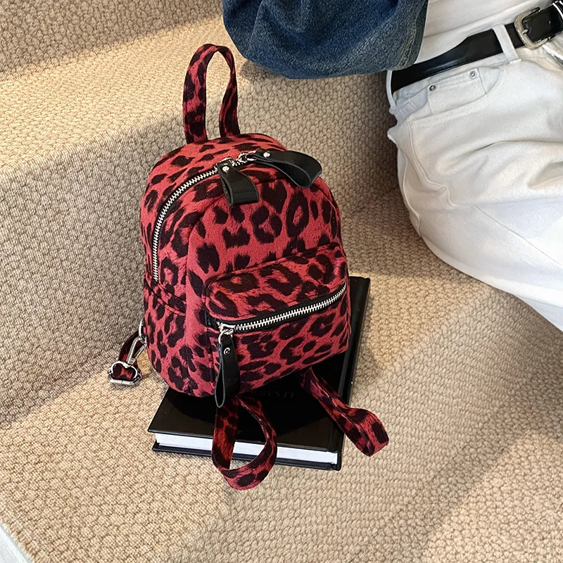 RUIPAI Woolen Backpack Women's Multicolor-11
