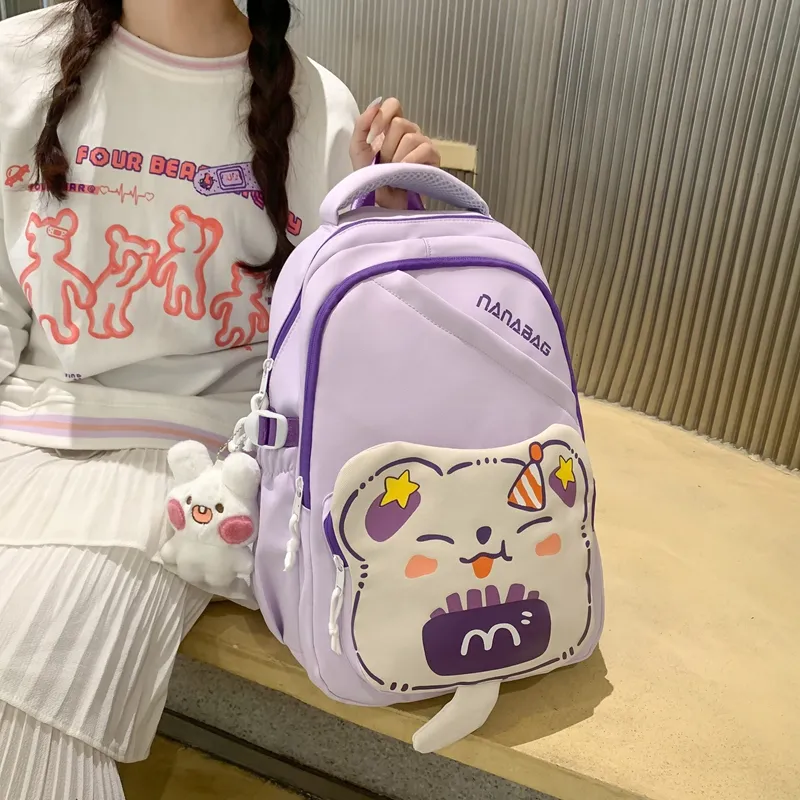 PINK·LAND Nylon Backpack Women's Multicolor-26