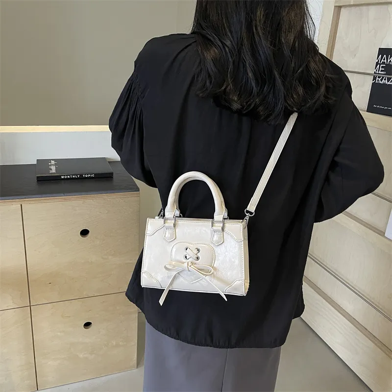 PINK·LAND PU Handbag Regular Women's Silver/Ecru/Burgundy/Black-10